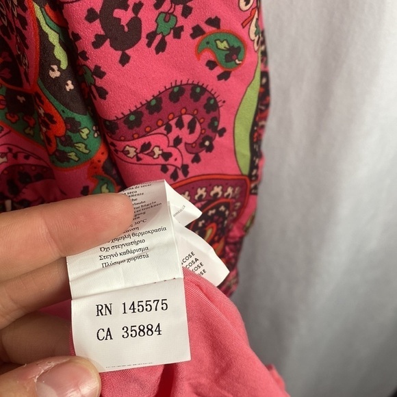 Anthropologie The Korner Paisley Colourful Puff Sleeved Mini Dress - Size Small - Picture 14 of 16